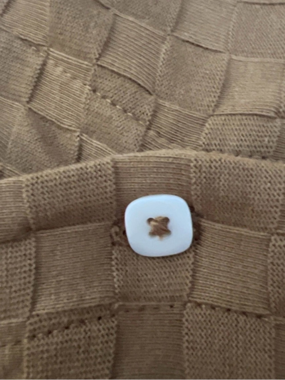 Madewell jacquard texture V-neck lightweight cardigan - Picture 6 of 10